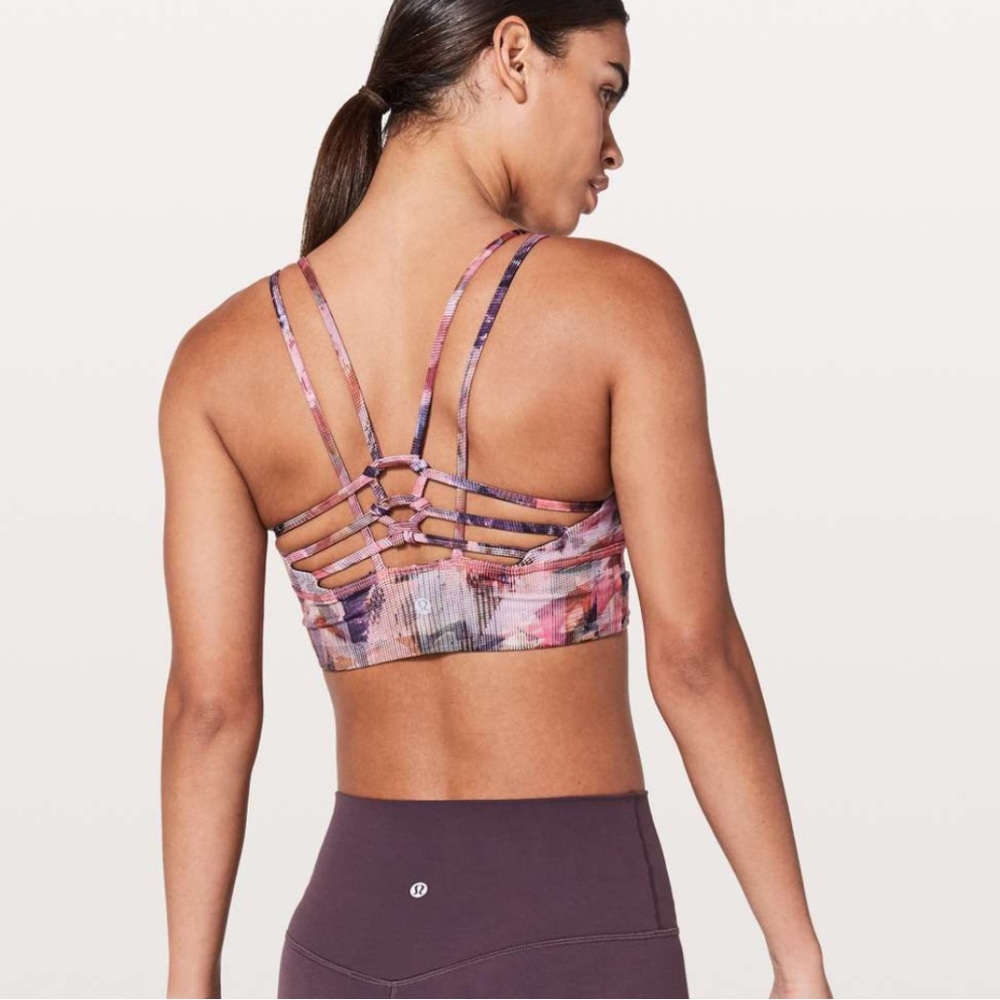 Lululemon Multi Pink Uncaged Bra